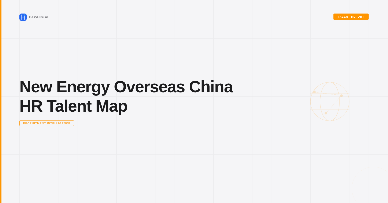New Energy Overseas China HR Talent Map