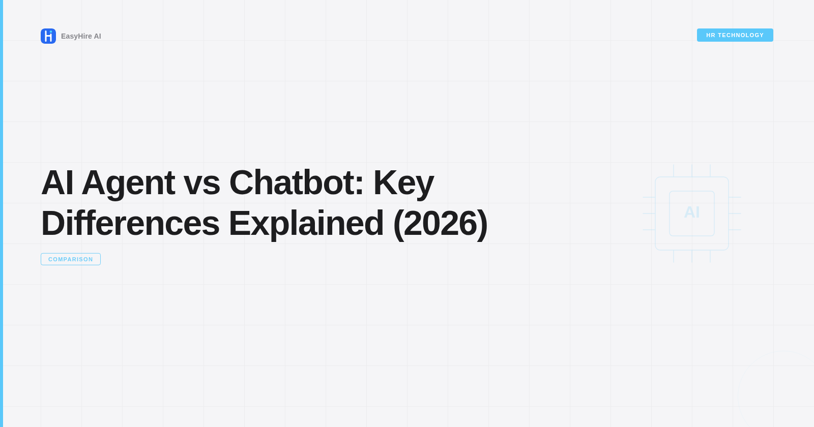 AI Agent vs Chatbot: Key Differences Explained (2026)