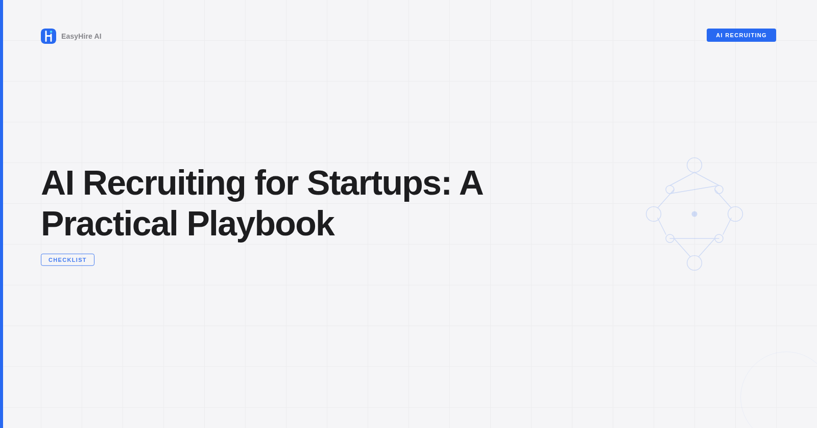 AI Recruiting for Startups: A Practical Playbook