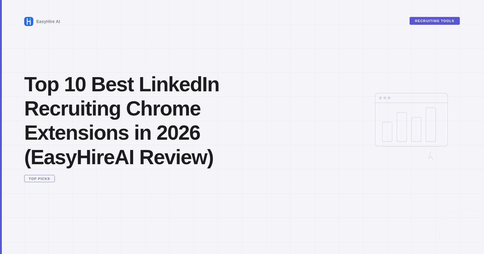 Top 10 Best LinkedIn Recruiting Chrome Extensions in 2026 (EasyHireAI Review)