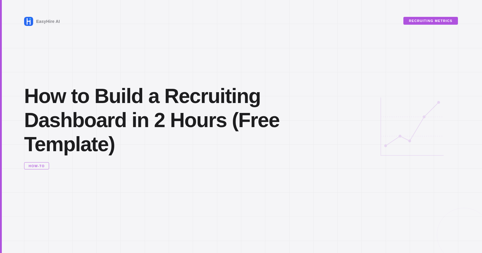 How to Build a Recruiting Dashboard in 2 Hours (Free Template)