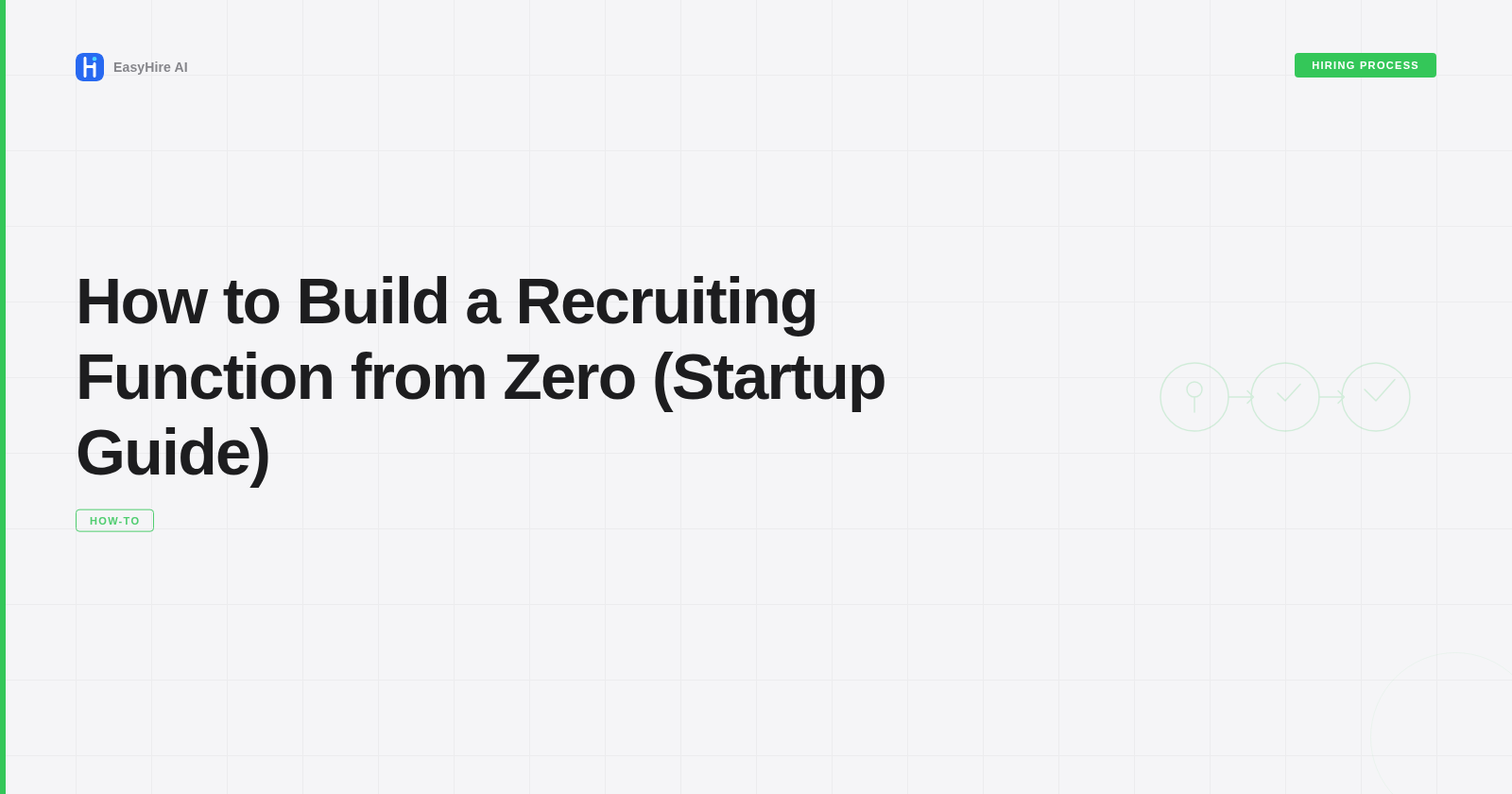 How to Build a Recruiting Function from Zero (Startup Guide)