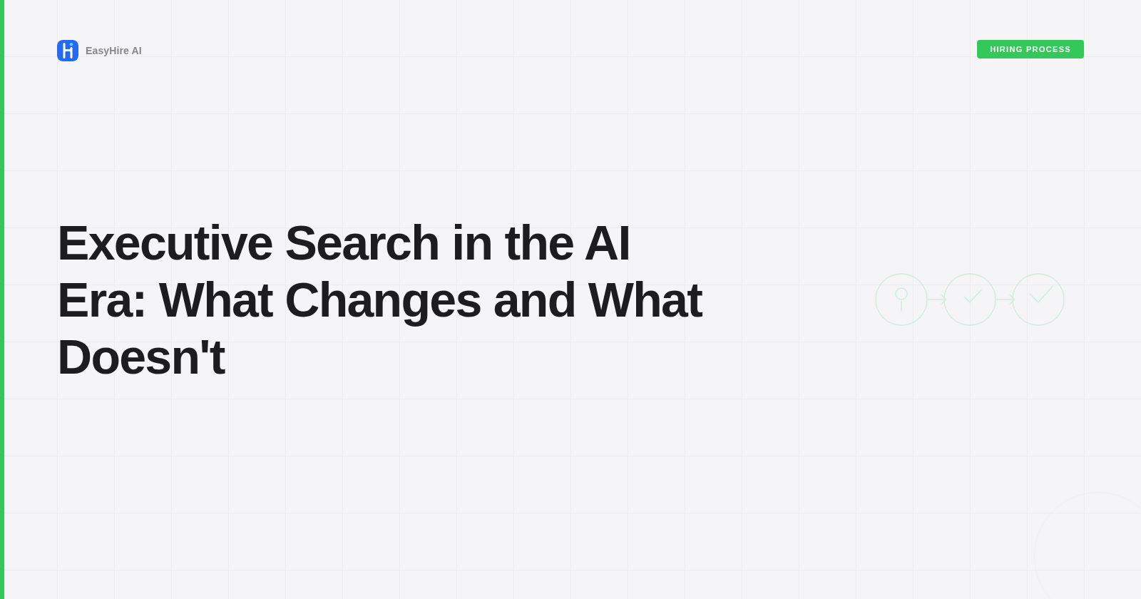 Executive Search in the AI Era: What Changes and What Doesn't