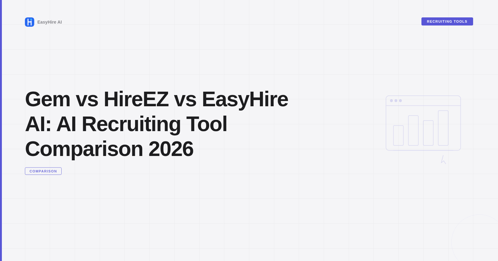 Gem vs HireEZ vs EasyHire AI: AI Recruiting Tool Comparison 2026