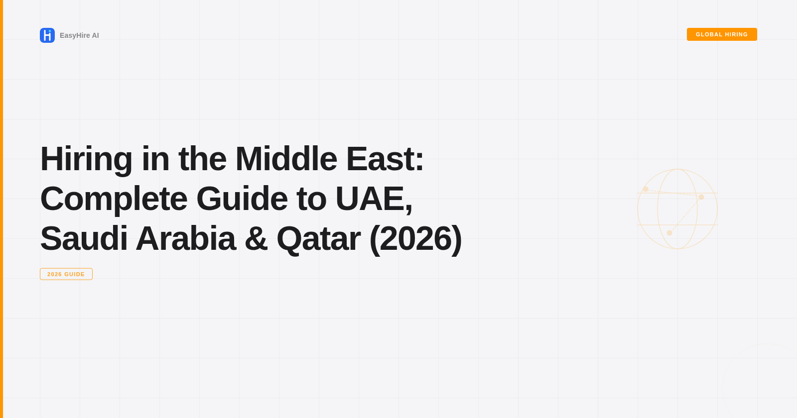 Hiring in the Middle East: Complete Guide to UAE, Saudi Arabia & Qatar (2026)