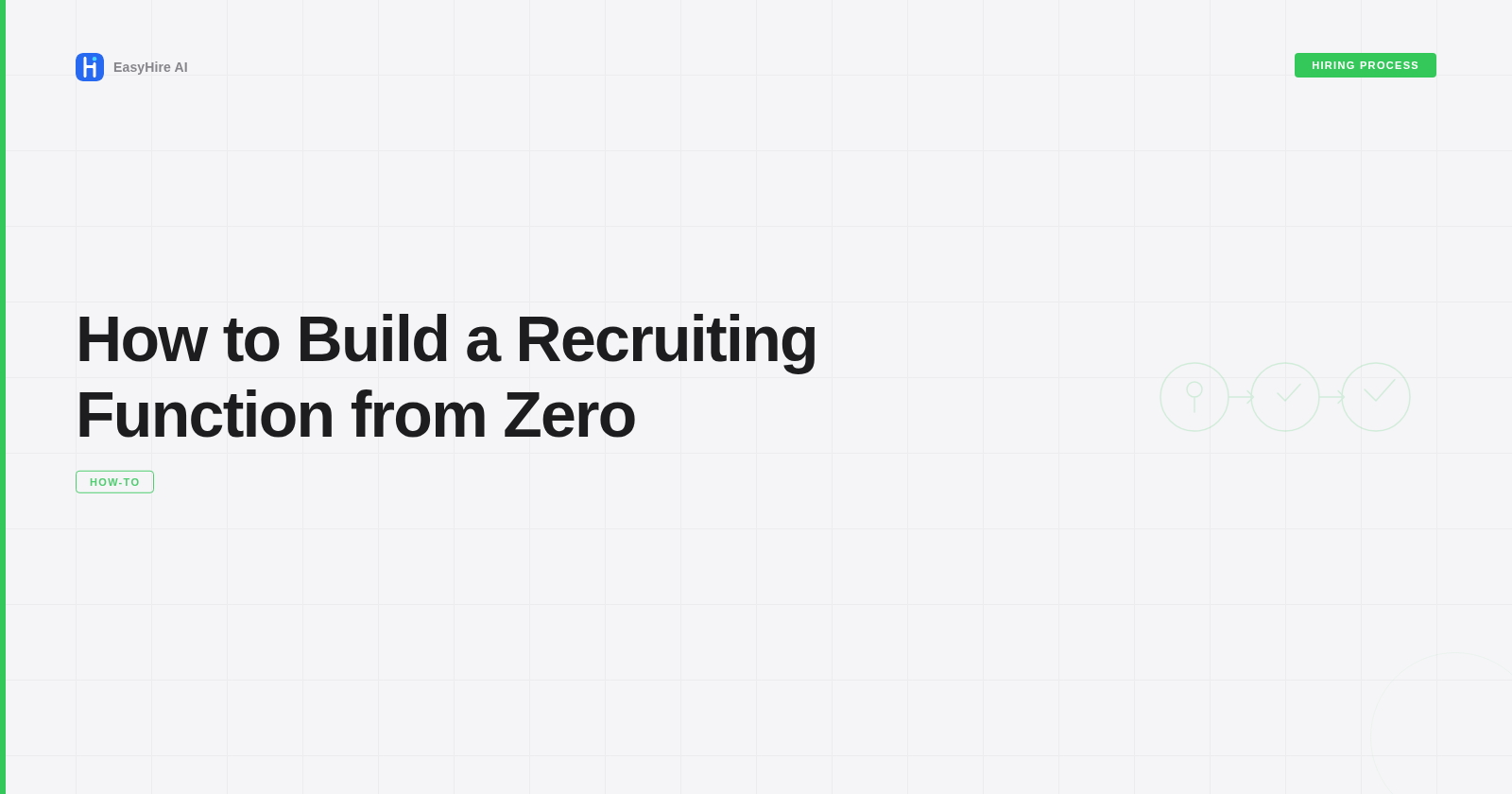 How to Build a Recruiting Function from Zero