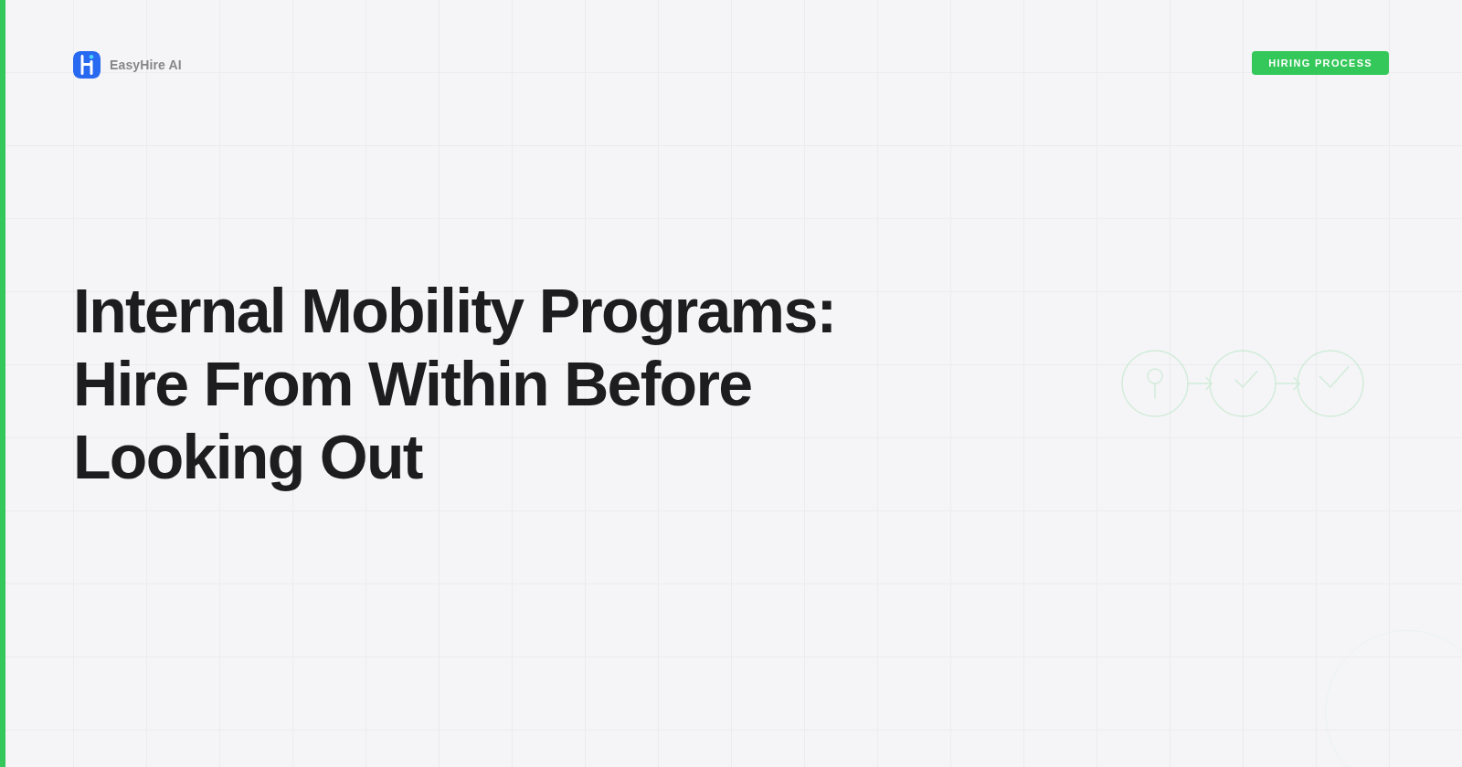 Internal Mobility Programs: Hire From Within Before Looking Out