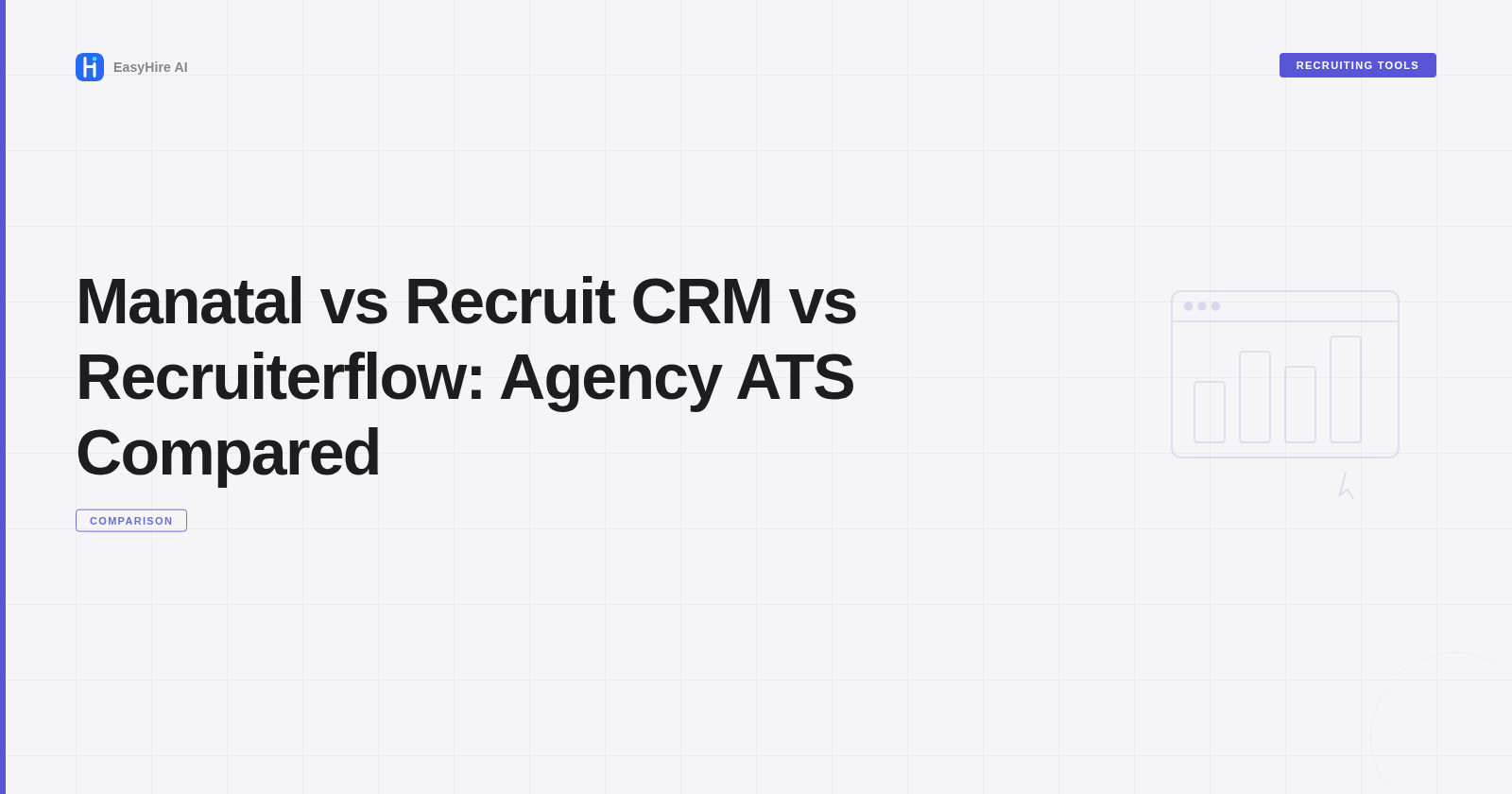 Manatal vs Recruit CRM vs Recruiterflow: Agency ATS Compared