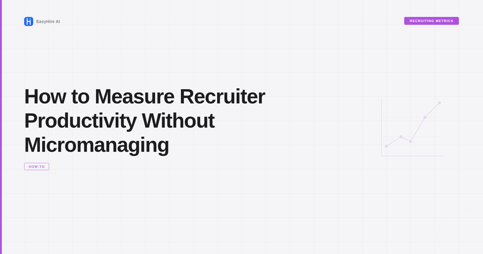 How to Measure Recruiter Productivity Without Micromanaging