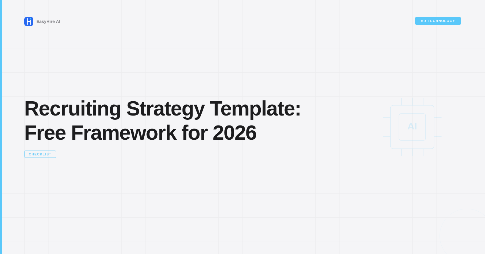 Recruiting Strategy Template: Free Framework for 2026