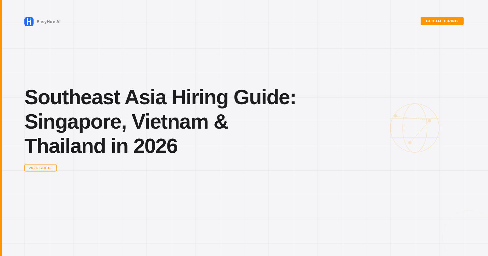 Southeast Asia Hiring Guide: Singapore, Vietnam & Thailand in 2026