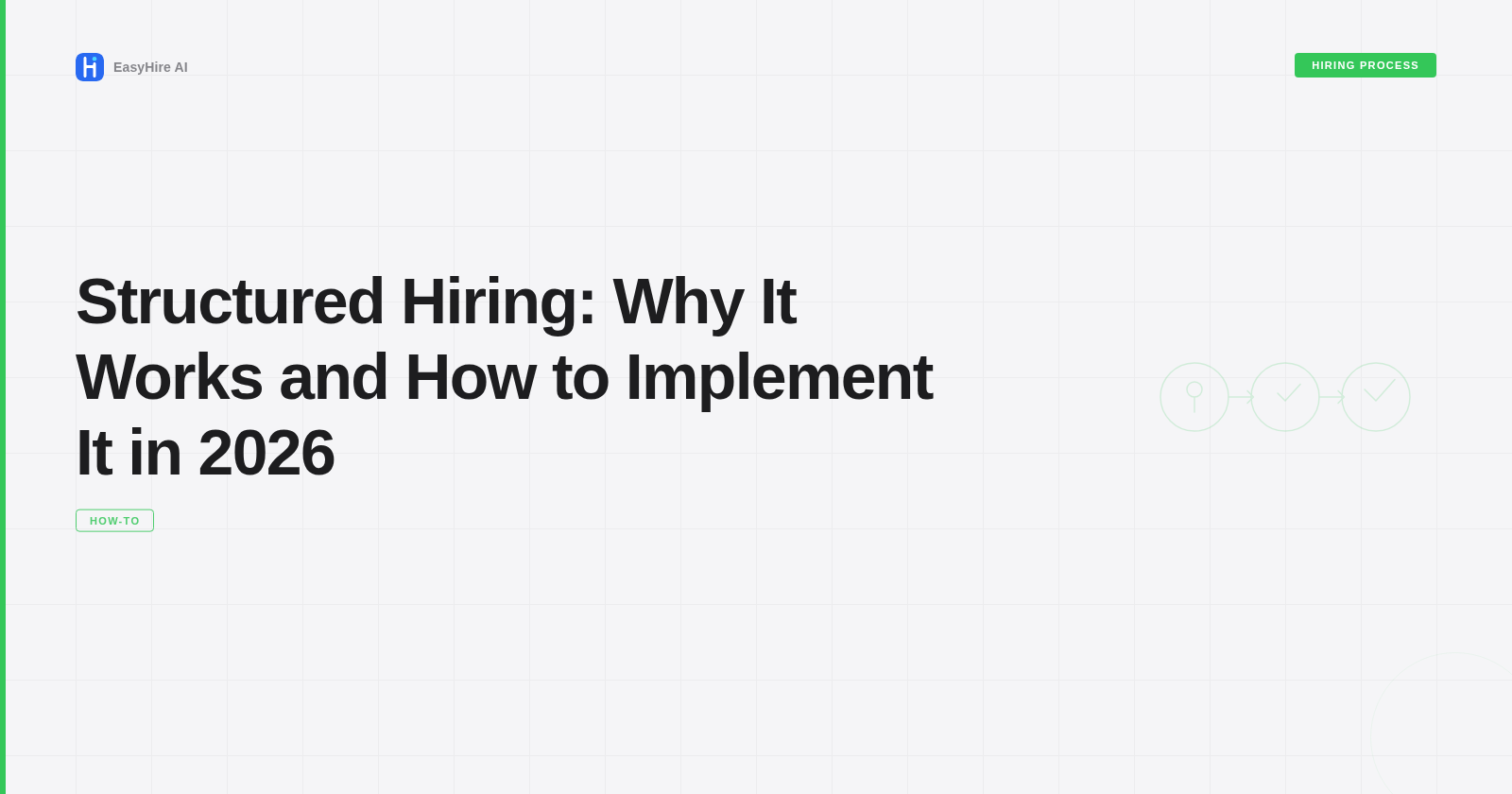 Structured Hiring: Why It Works and How to Implement It in 2026